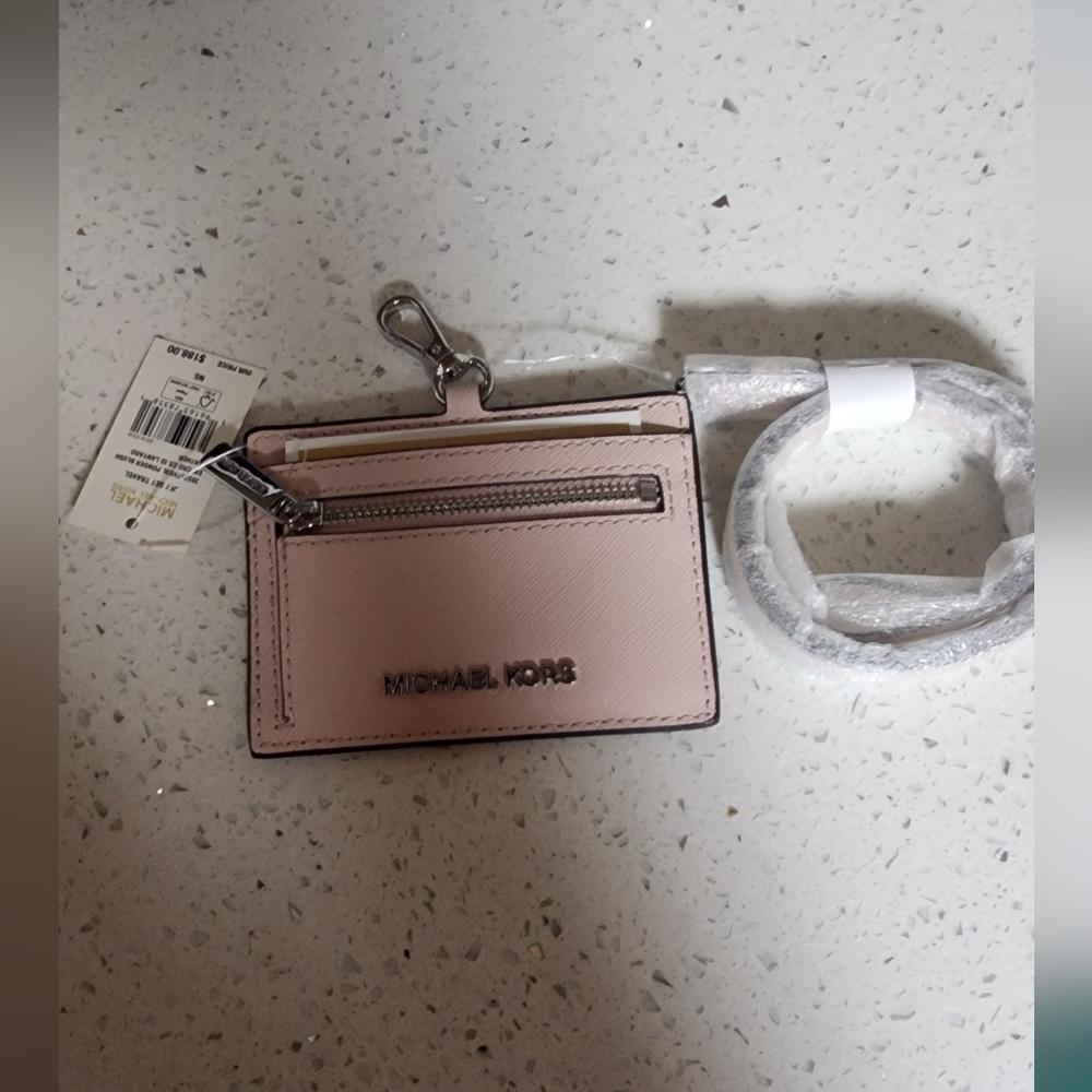 Michael Kors Pink Card Holder